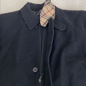 Burberry Mens Wool & Cashmere Pea Coat